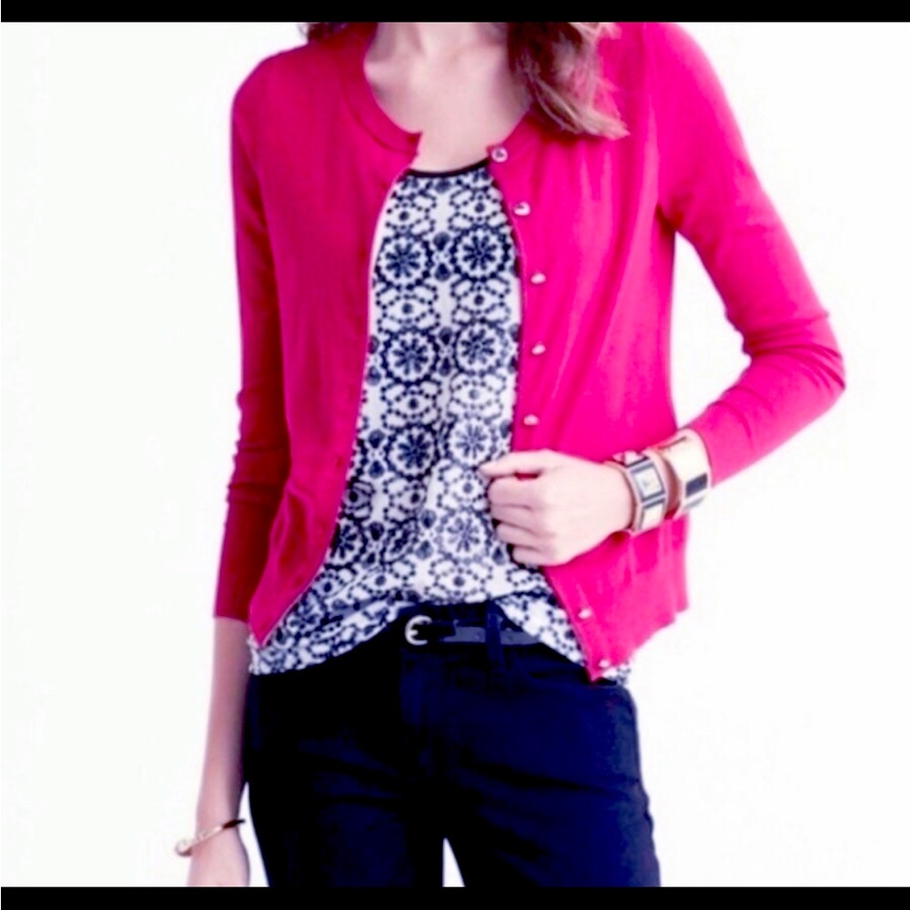 Banana Republic Womens Extra Fine Merino Wool Button Up Cardigan Sz S